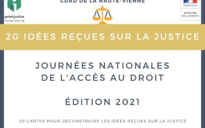 Édition 2021 de la Journée Nationale de l’Accès au Droit.
